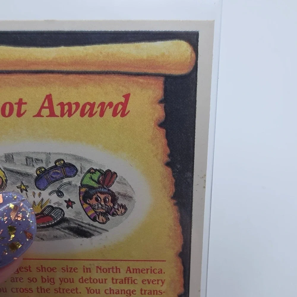 Topps Garbage Pail Kids OS2 Rob Slob 52b Multi Fair 1985 Series 2 Sticker Card